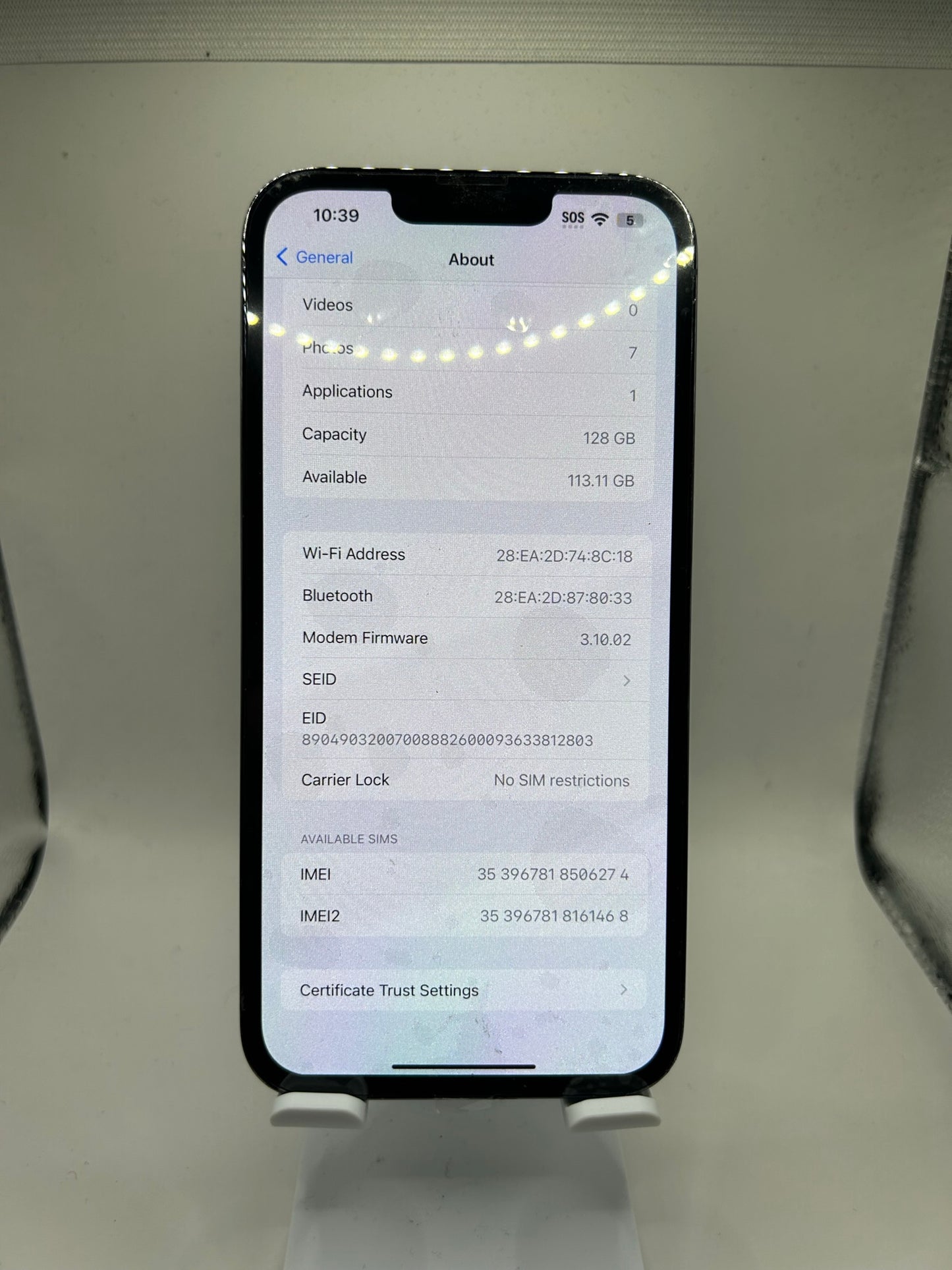 iPhone 13 Pro Max 128GB Unlocked Sierra Blue