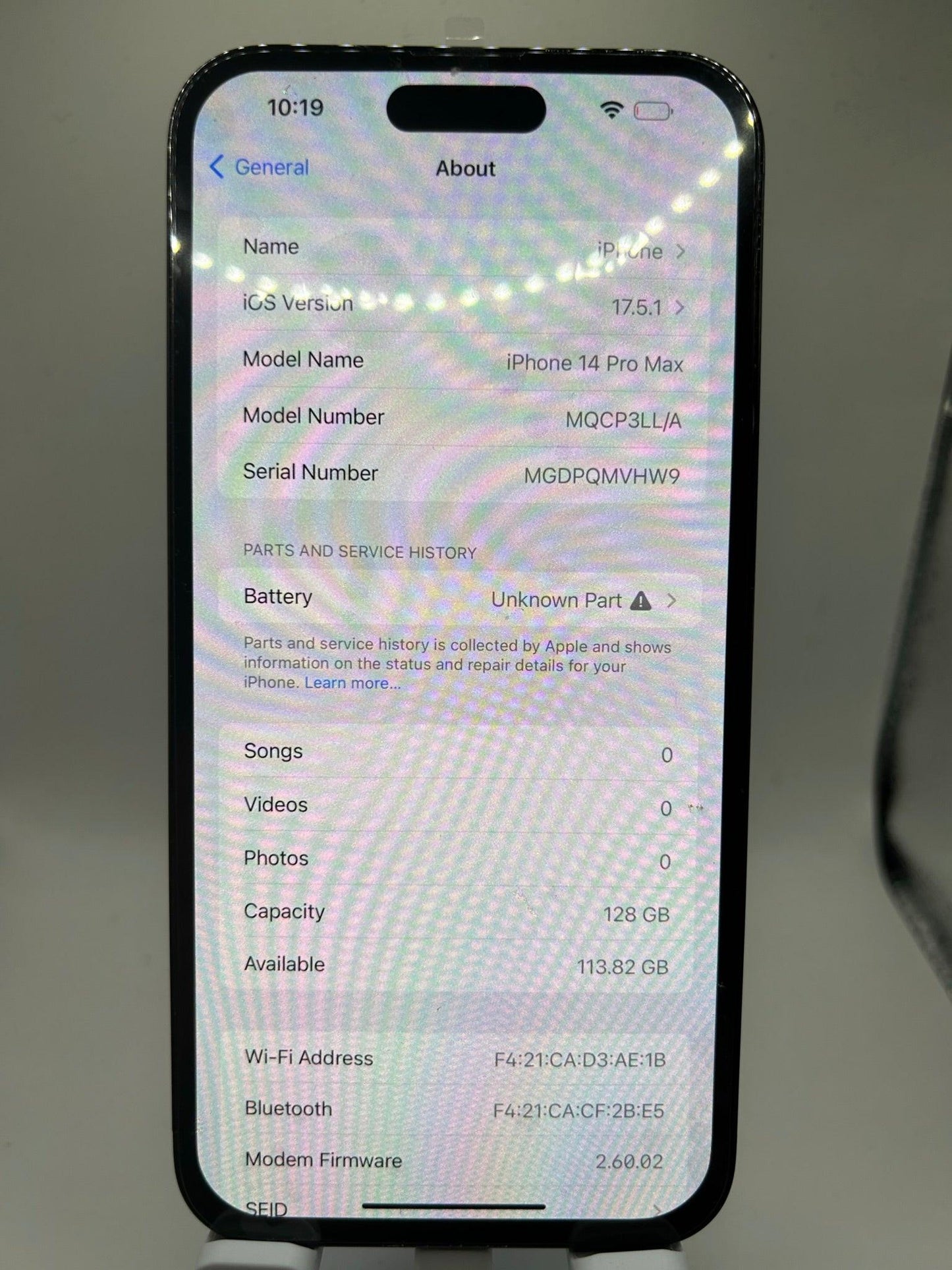 Apple iPhone 14 Pro Max 128 GB in Black Unlocked