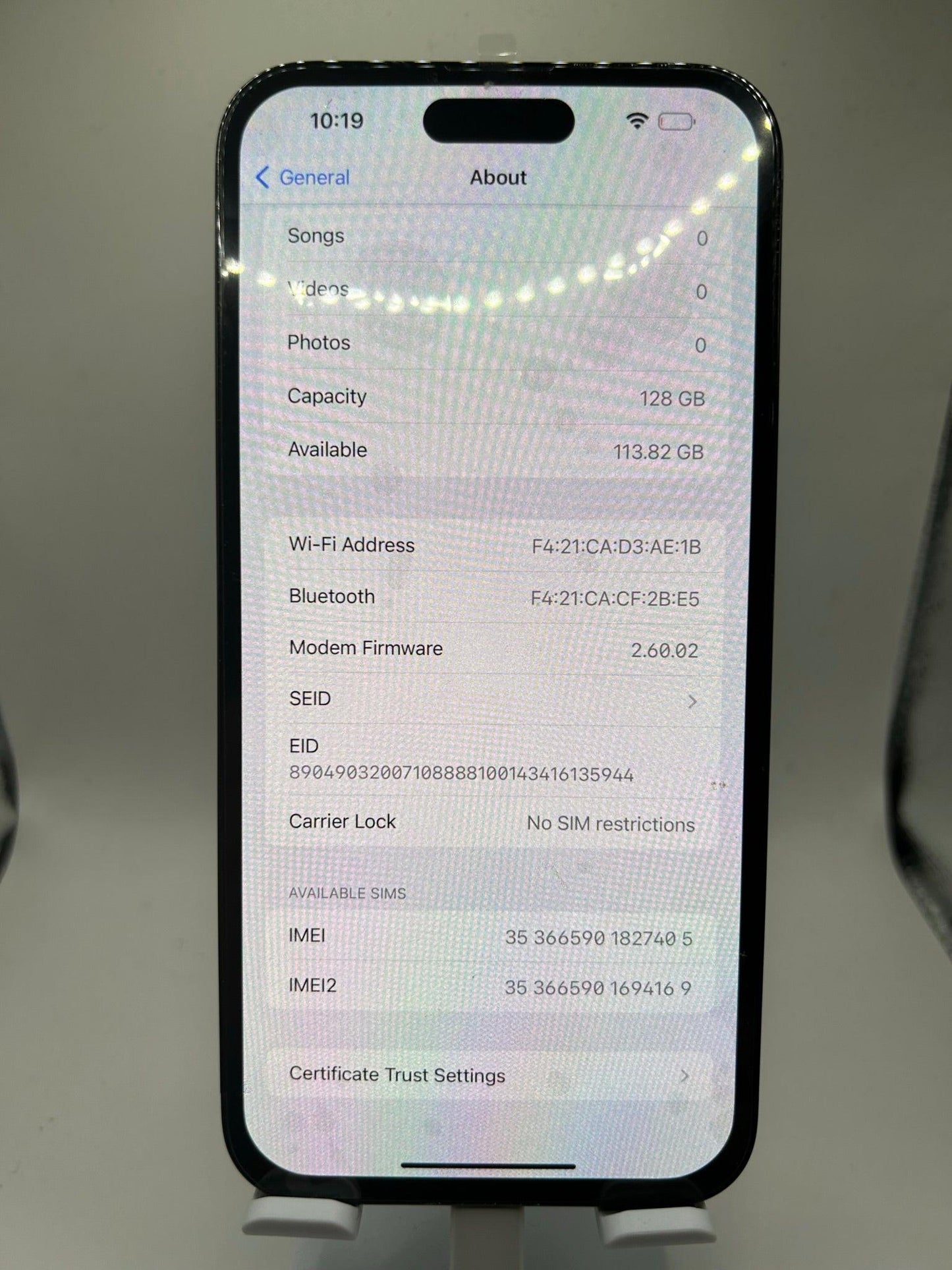 Apple iPhone 14 Pro Max 128 GB in Black Unlocked